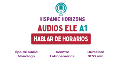 Audio A1: El horario de mis asignaturas