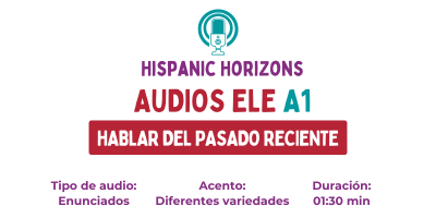 Audio A1: ¿Qué has hecho este fin de semana?