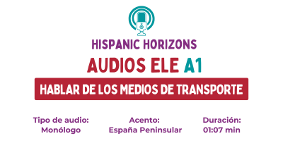 Audio A1:  ¿Cómo vas al trabajo?