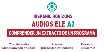 Audio A2. Extracto de un programa de radio