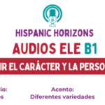 describir el carácter en español