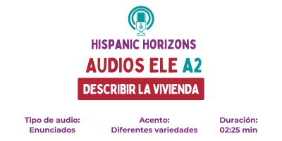 Audio A2. Describimos nuestra vivienda