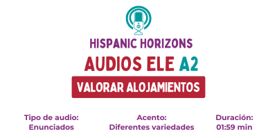 Audio A2. Experiencias con los alojamientos.