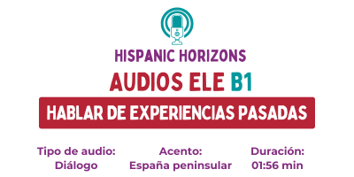 Audio B1. Hablando del fin de semana