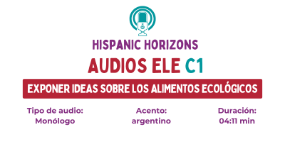 Audio C1. Conferencia sobre los alimentos ecológicos