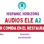 diálogo en el restaurante A2