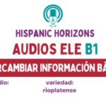 Comprensión auditiva nivel B1. Un viaje por Argentina