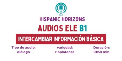 Audio B1. Planeando un viaje por Argentina.