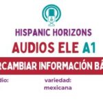 Preguntas básicas en español. Audio Nivel A1