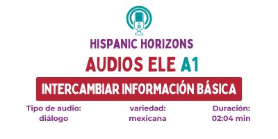Audio A1. Marta y Pablo se conocen.